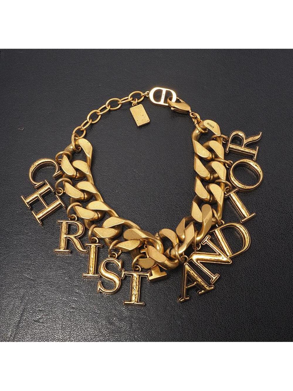 Dior Gold Chain Bracelet #357488F52B